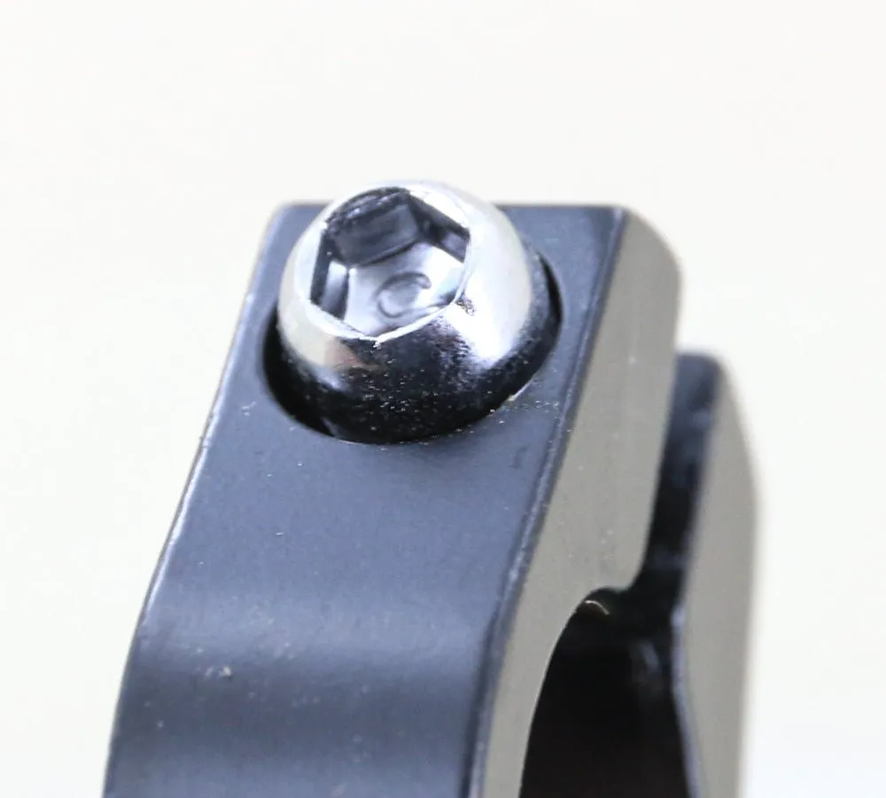 28.6mm / 1-1/8" Road BMX MTB Bicycle Seatpost Clamp Aluminum Black NEW