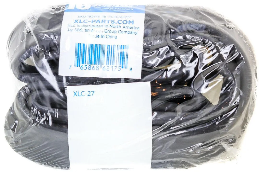 4 QTY XLC 16x1.75/2.125" 35mm Schrader Valve Thorn Resistant Wrap Bike Tubes NEW