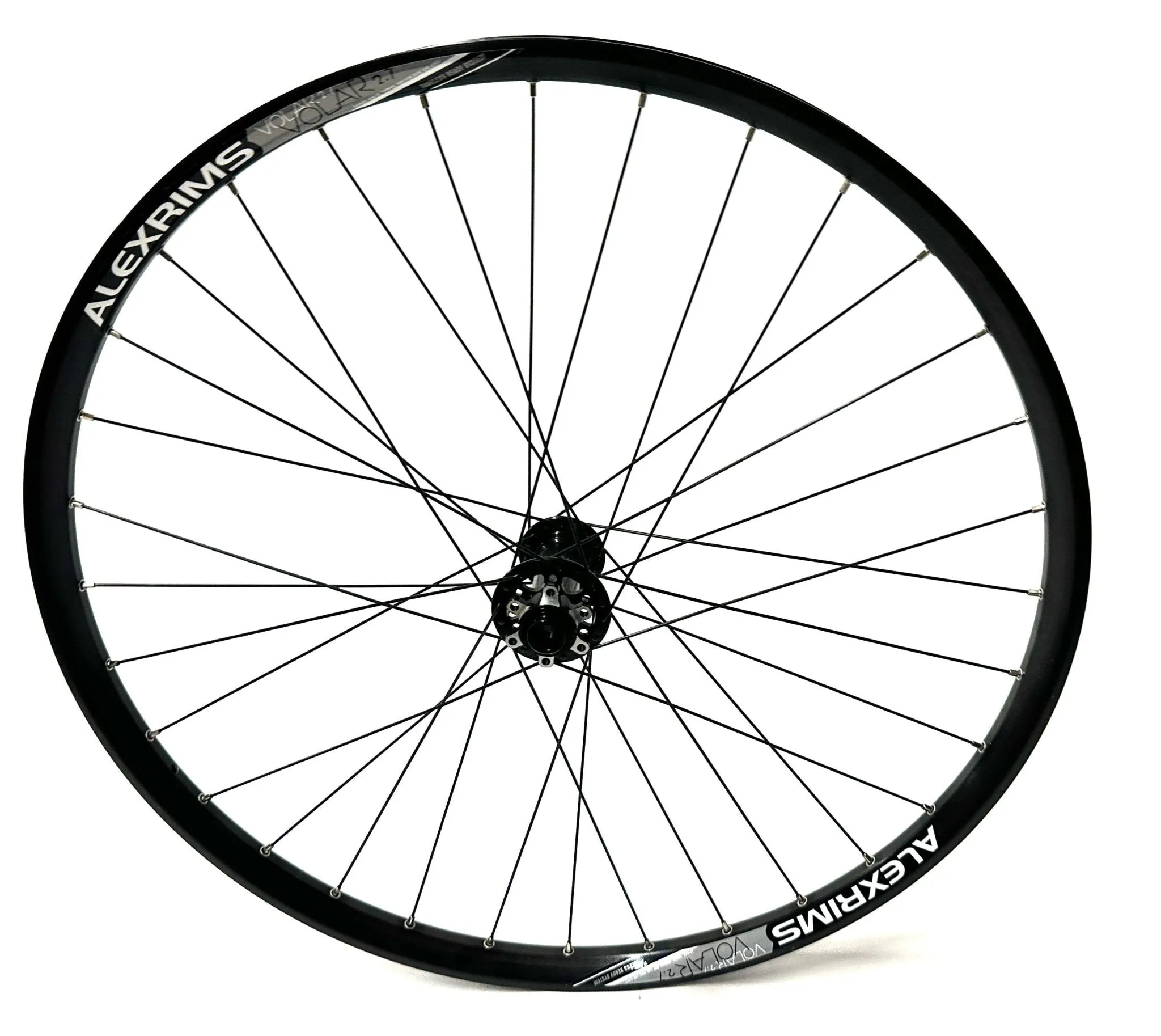 Alexrims Volar 2.7 27.5" Thru Axle 110mm x 15mm Boost Front Disc 32h Wheel New