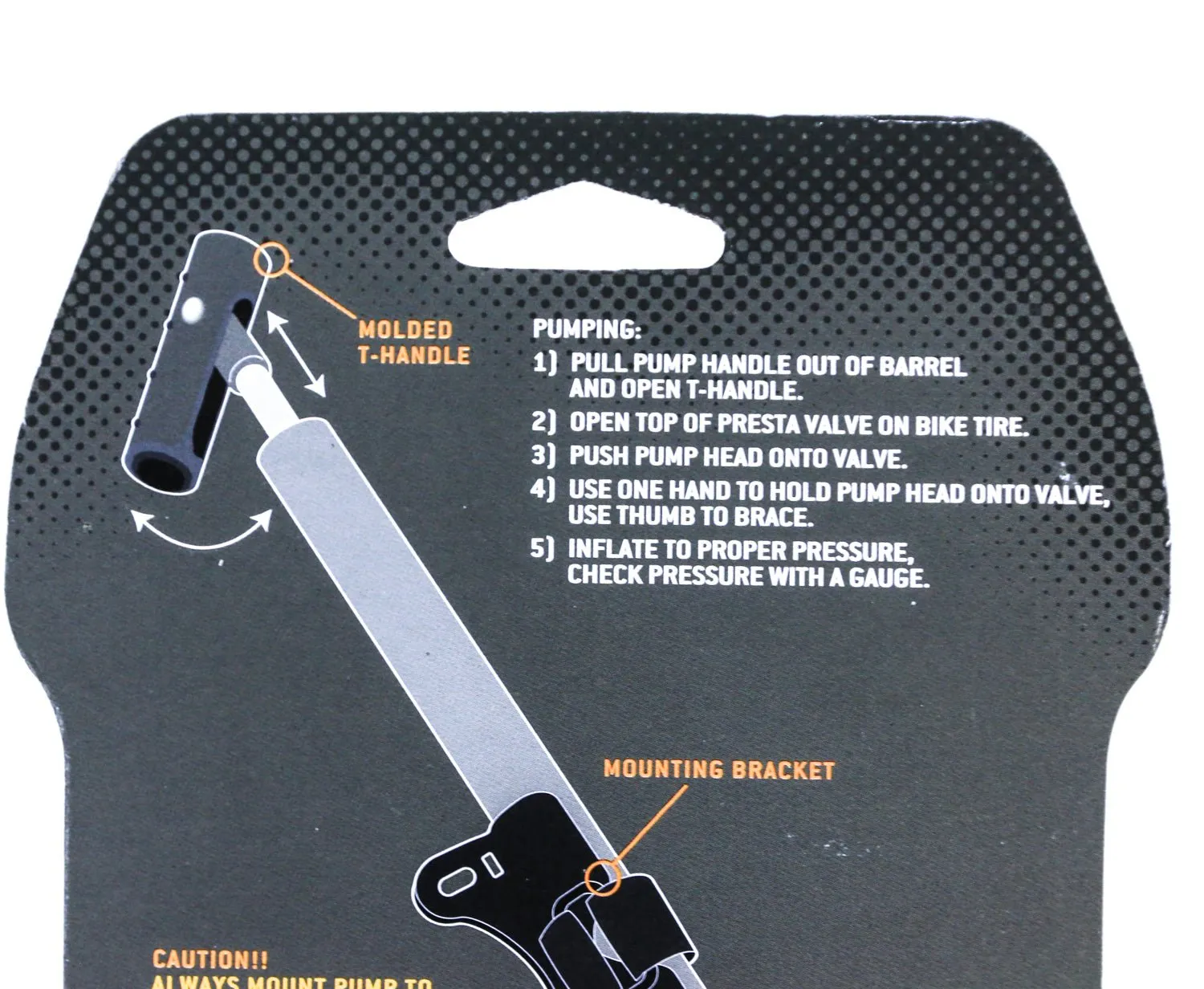 Avenir Route Mini Bicycle Bike Frame Pump Presta Valve 120psi 3.5oz New