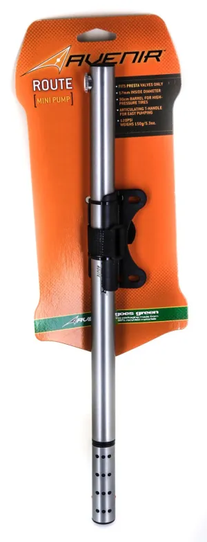 Avenir Route Mini Bicycle Bike Frame Pump Presta Valve 120psi 3.5oz New