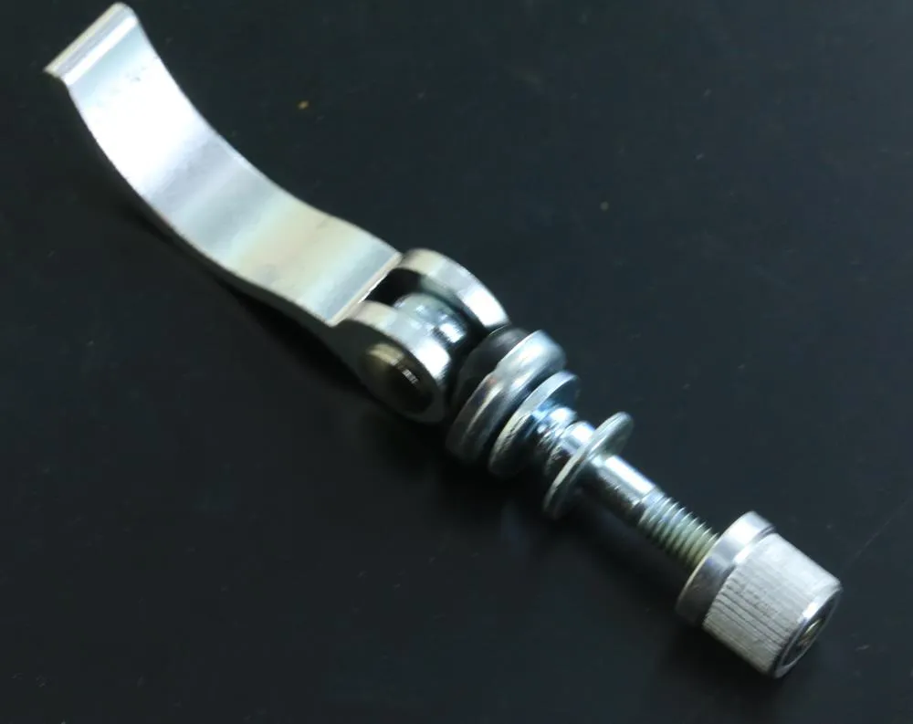 Bike Seatpost Clamp Quick Release Binder Bolt 43 x 6/8mm Aluminum / New