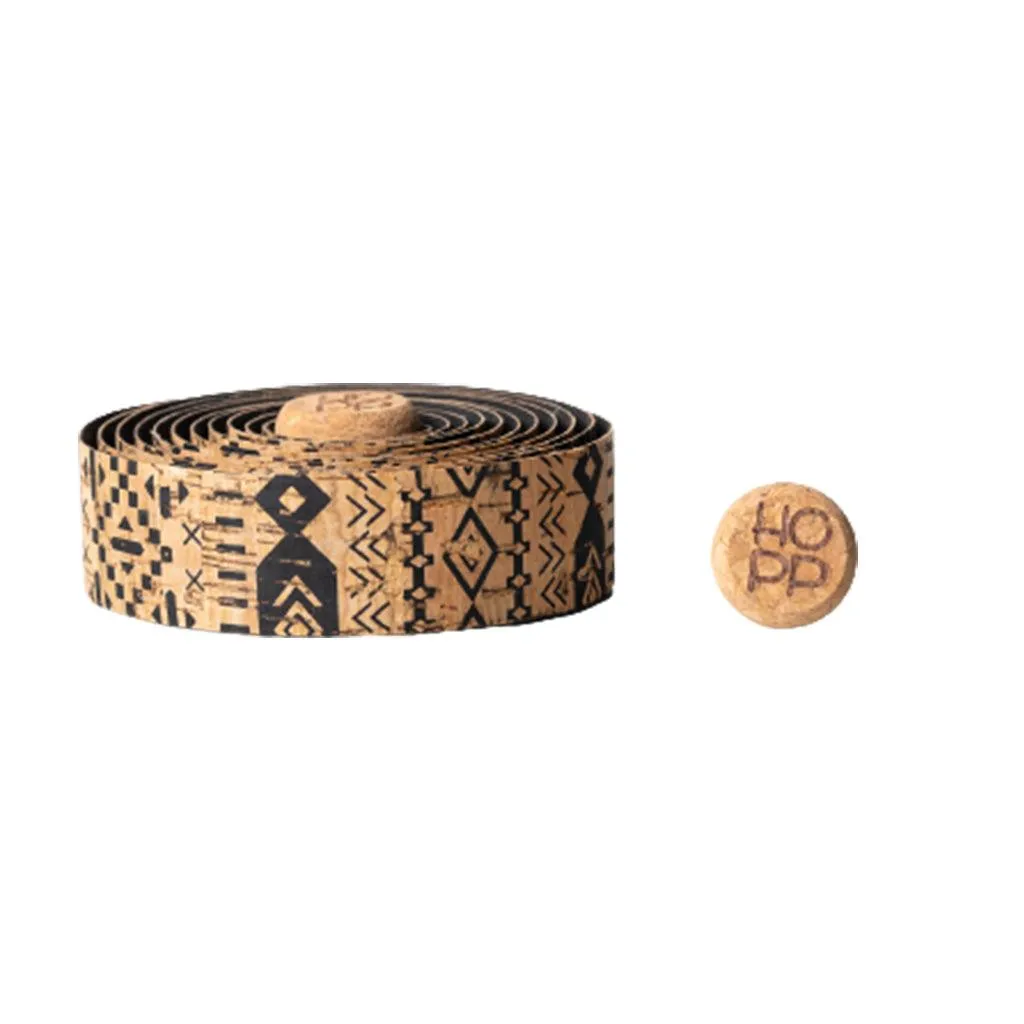BTP Natural Cork Bartape (Black/Pattern)