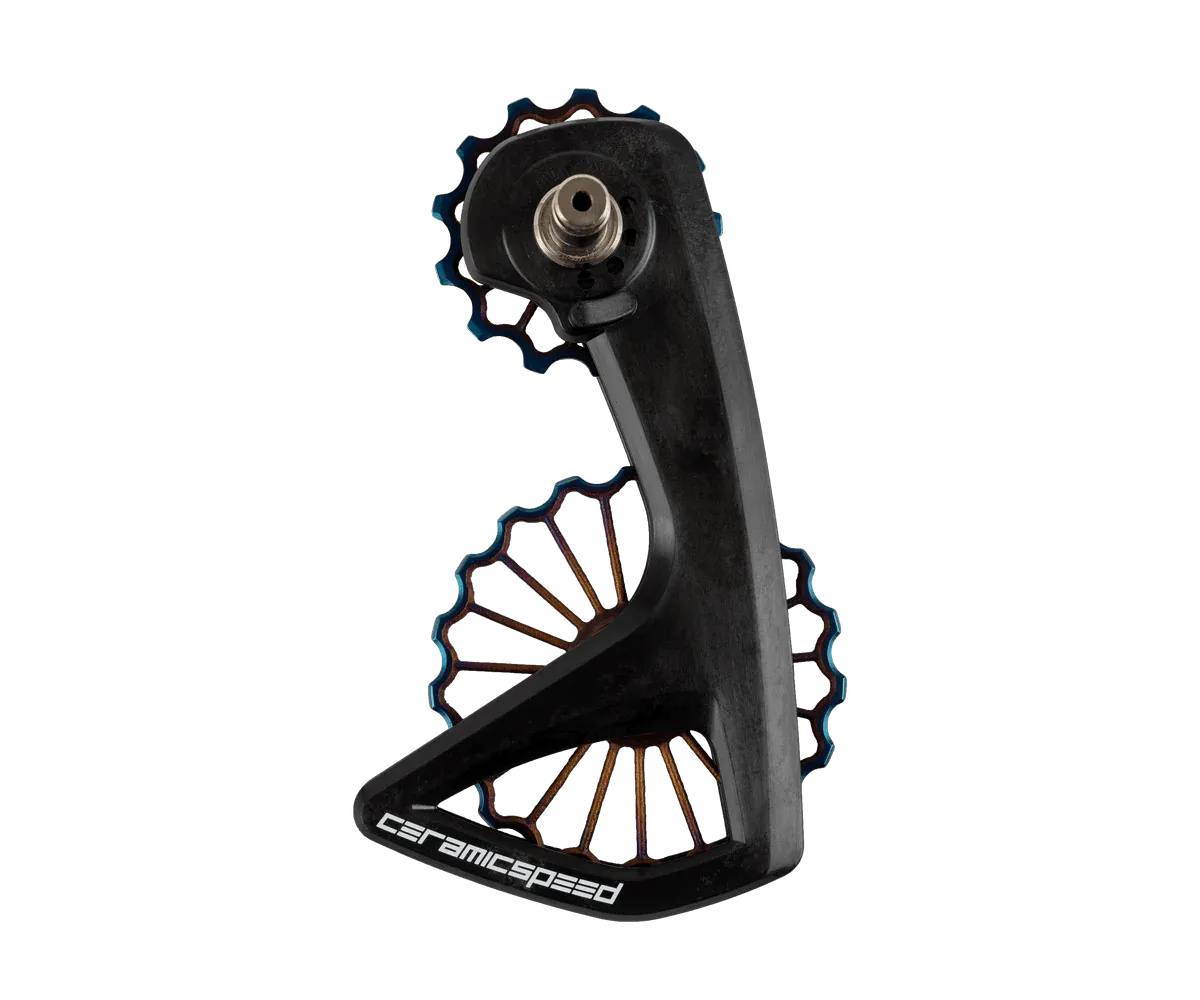 Ceramic Speed OSPW RS 3D Titanium for Shimano 9250/8150 Oil Slick