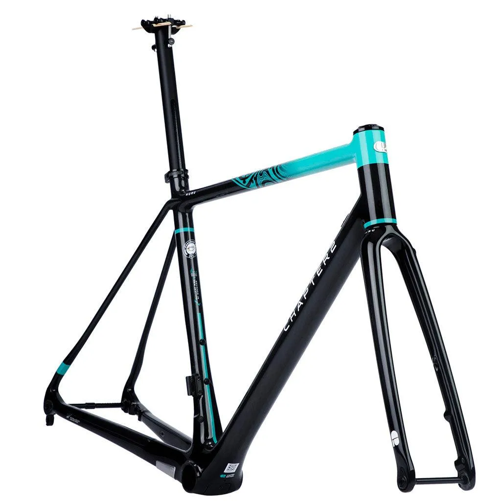 Chapter2 HURU Disc Brake Frameset (Aqua/UD)