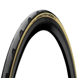 Continental Grand Prix 5000 700c Folding Tire (Black/Cream)