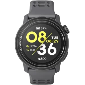 Coros Pace 3 Silicone Smart Watch (Black)