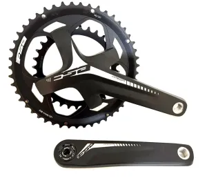 Crankset Omega ADVENTURE Alloy Double Bike Crankset 48/32 172.5mm Black MegaExo