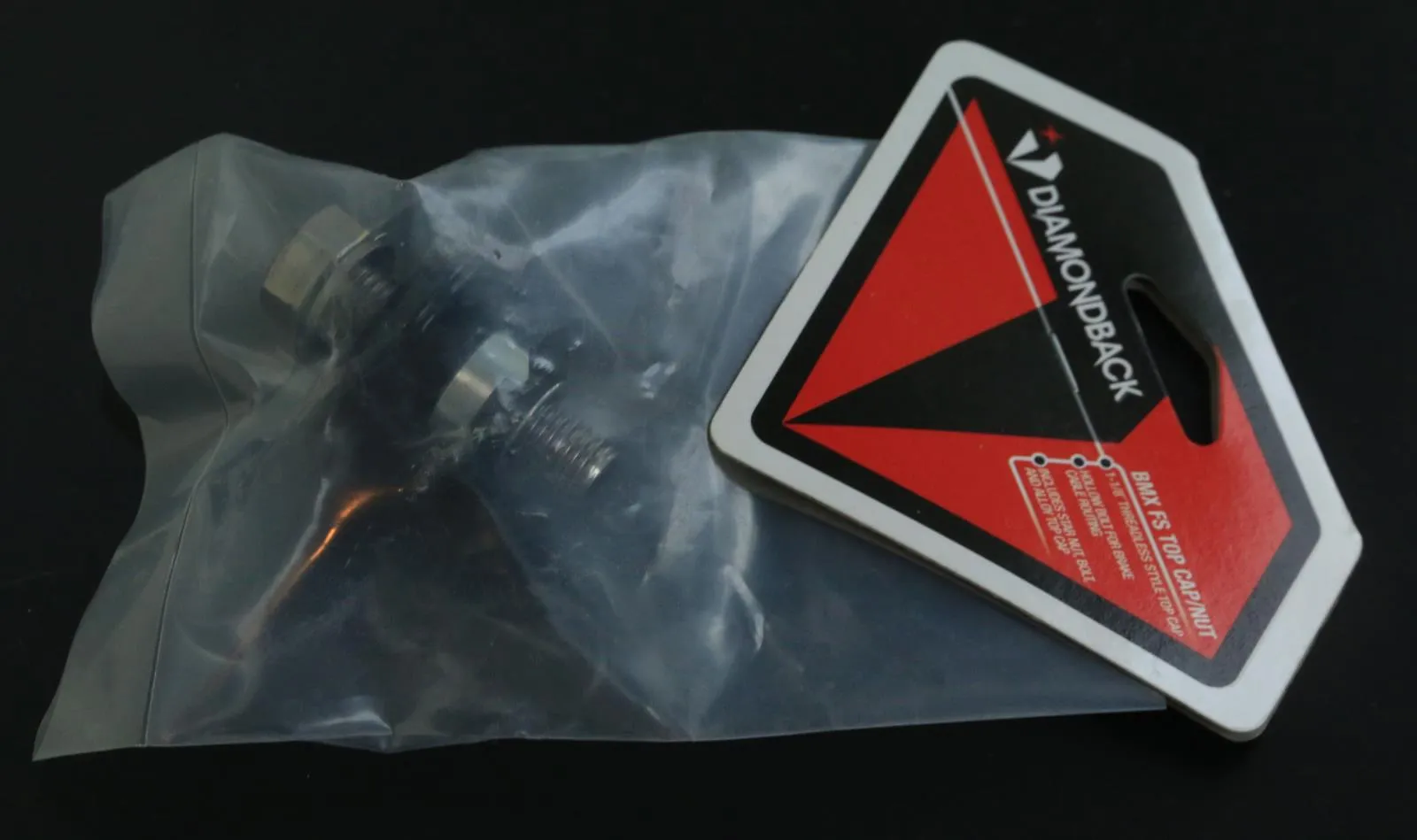 Diamondback 1-1/8" Threadless Freestyle BMX Bike Headset Cap Internal Cable NEW