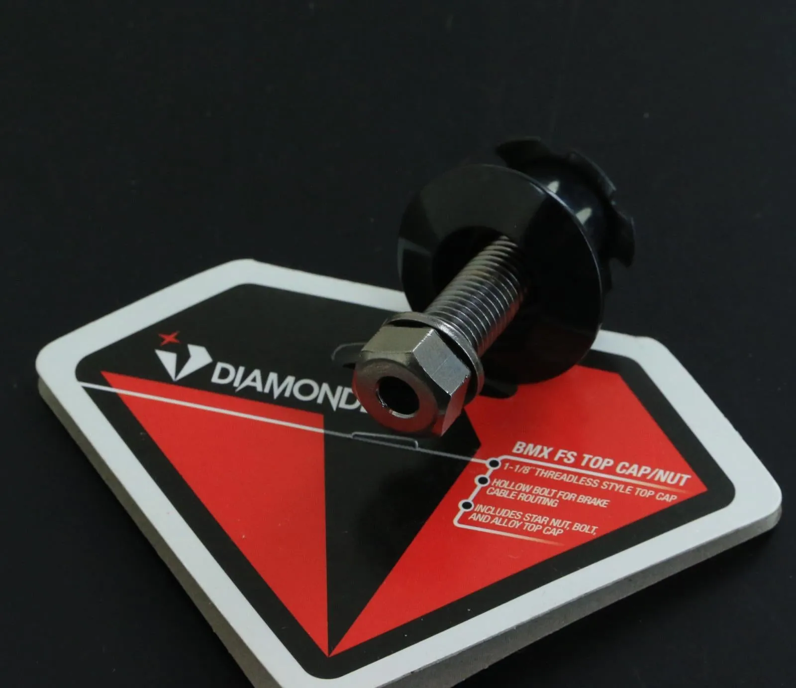 Diamondback 1-1/8" Threadless Freestyle BMX Bike Headset Cap Internal Cable NEW