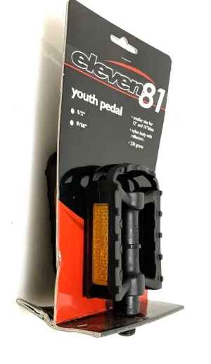 ELEVEN 81 YOUTH Bike Bicycle Cycle PEDAL 9/16" PEDALS NEW