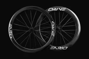 Elite Wheels Drive 50/65D Carbon Tubeless Ready Disc Brake Wheels - Shimano/SRAM (Gloss Marbel Black)