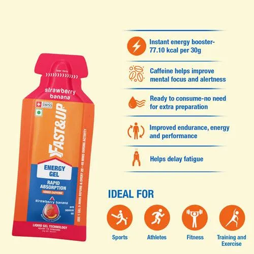Fast&Up Energy Gel (Strawberry Banana)