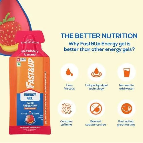 Fast&Up Energy Gel (Strawberry Banana)