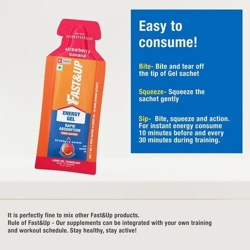 Fast&Up Energy Gel (Strawberry Banana)