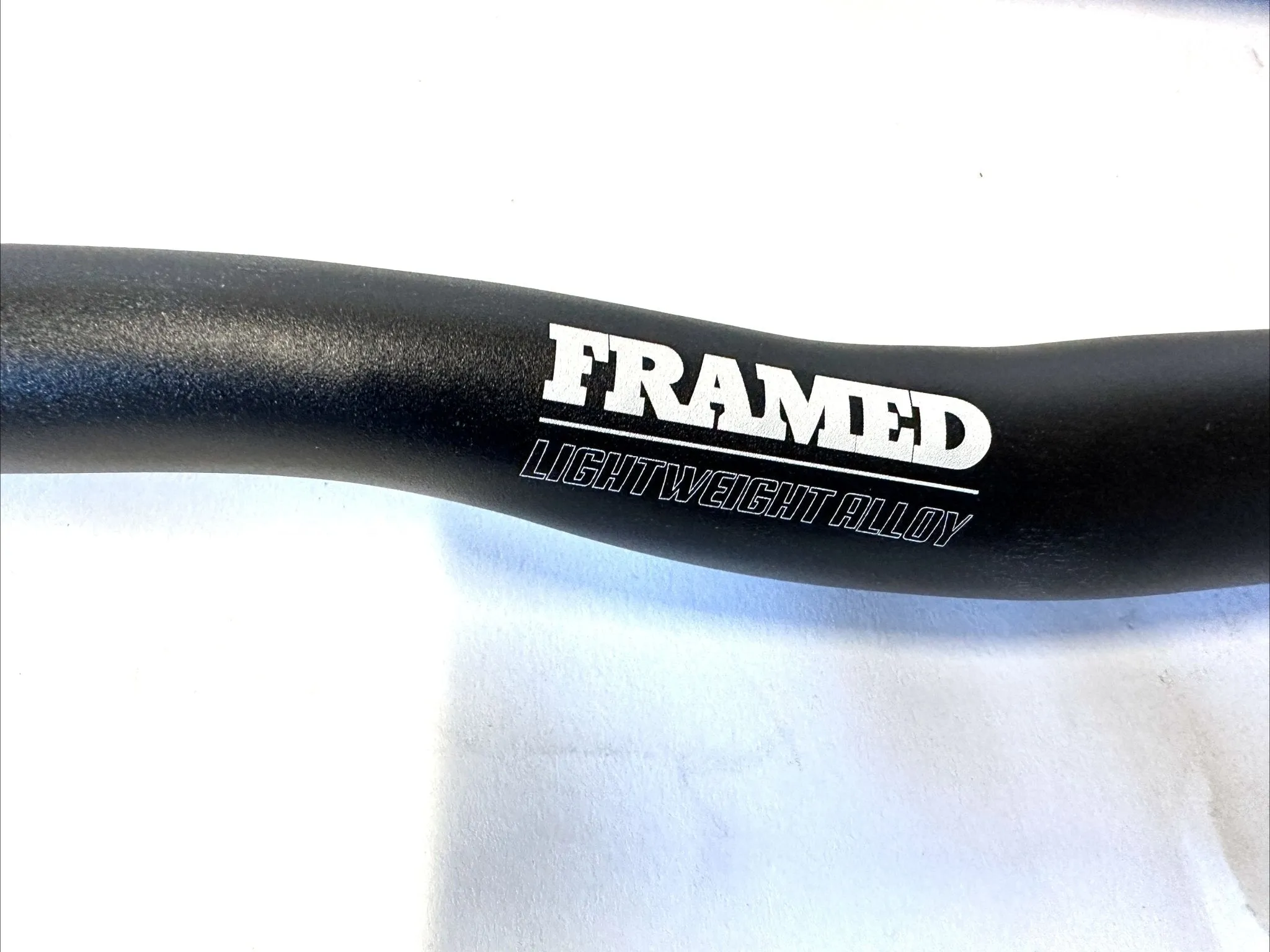 FRAMED Alloy Riser Mountain Bike Handlebars Black 760mm 31.8mm 380g New
