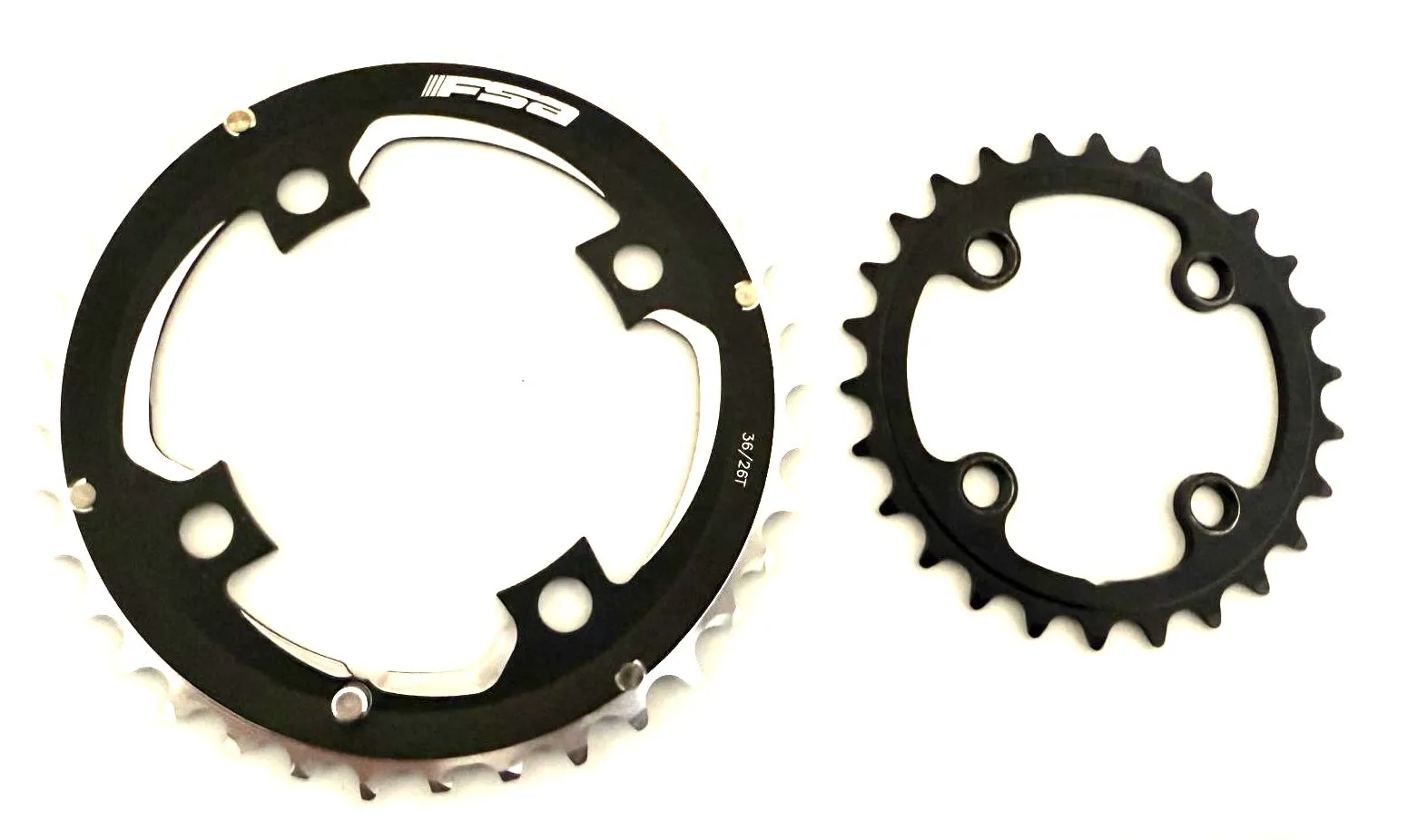 FSA Afterburner 2X Modular Chainrings 11/12 Speed 26 x 36 t 4 Hole BCD - 96/68mm