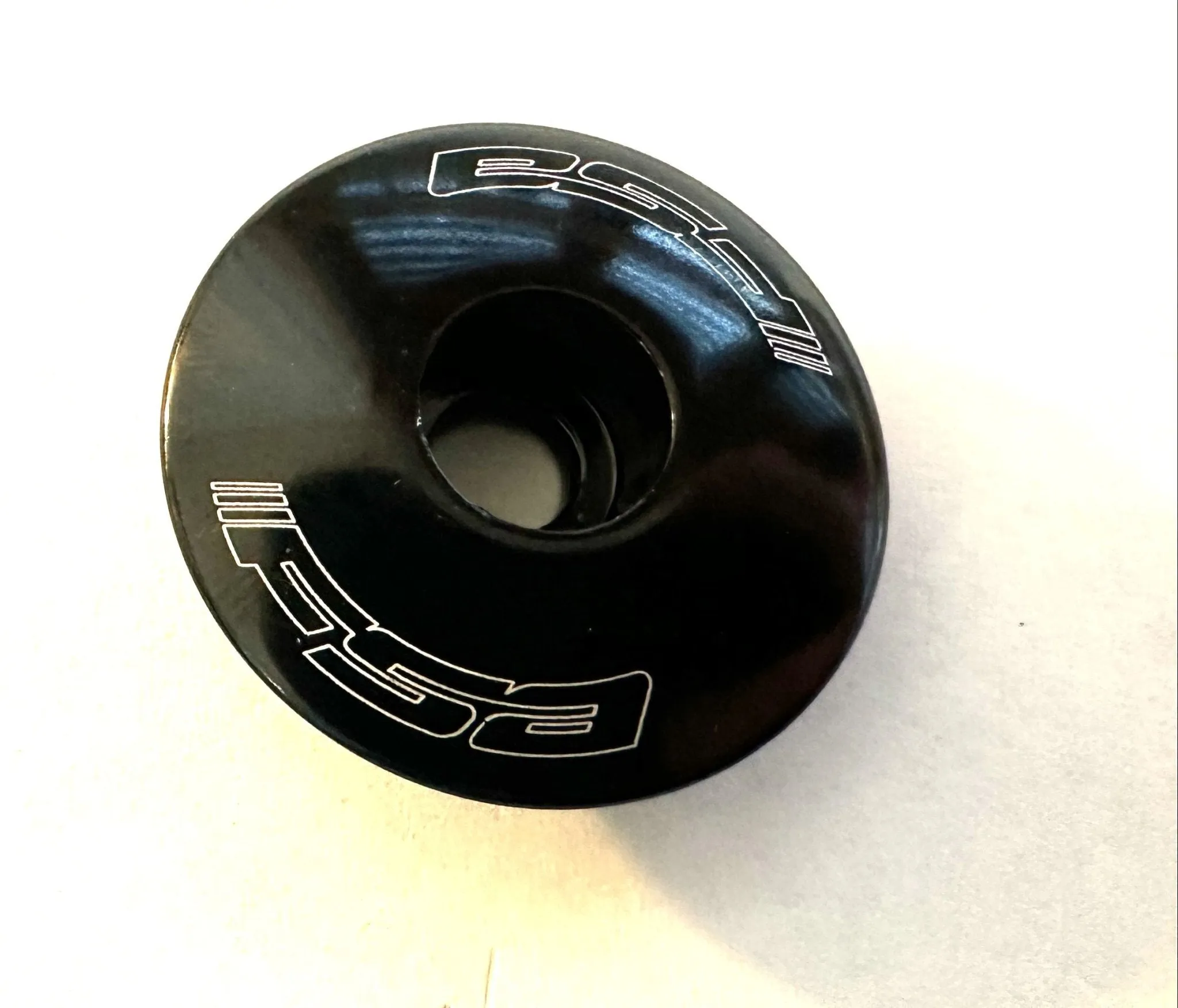 FSA Bicycle Bike Black Alloy Headset Star Nut & Top Cap Set  1-1/8" New