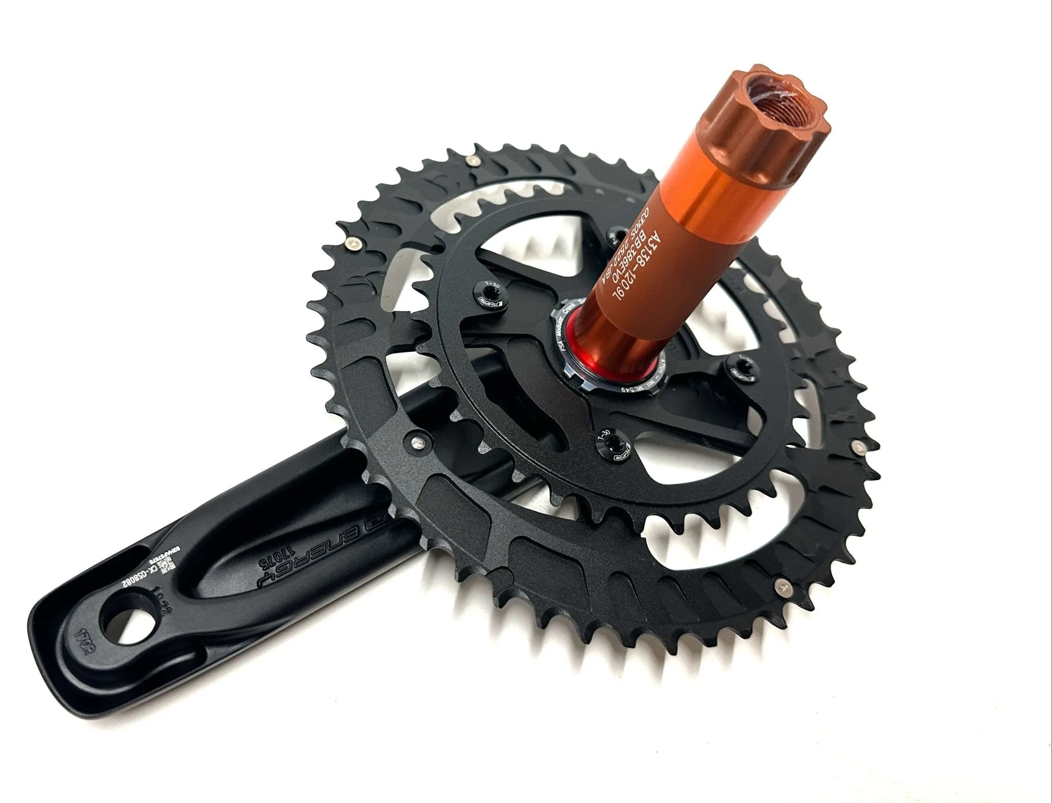 FSA Energy Modular BB386EVO Road Gravel Crankset 170mm 9/10/11/12  50/34t  New
