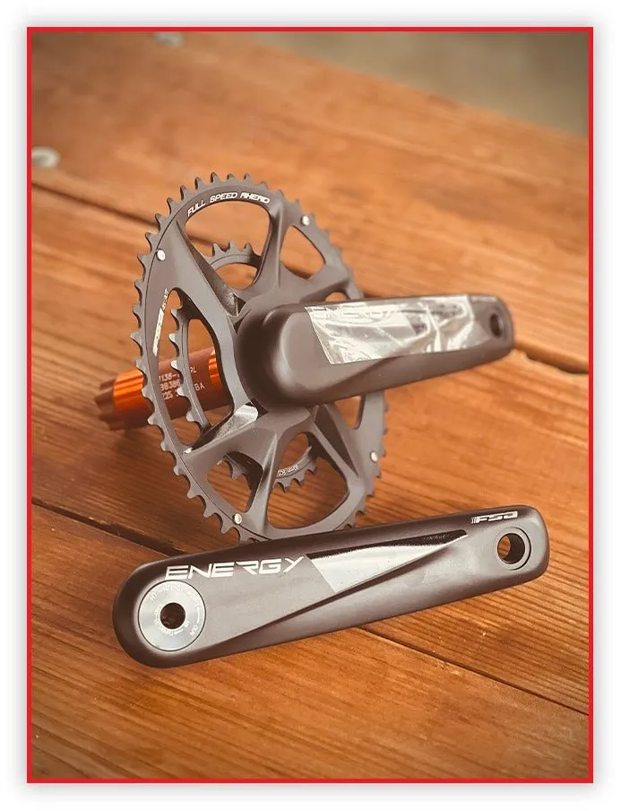 FSA Energy Modular Road Gravel Crankset 170mm 9/10/11/12-Speed, 46/30t,  New