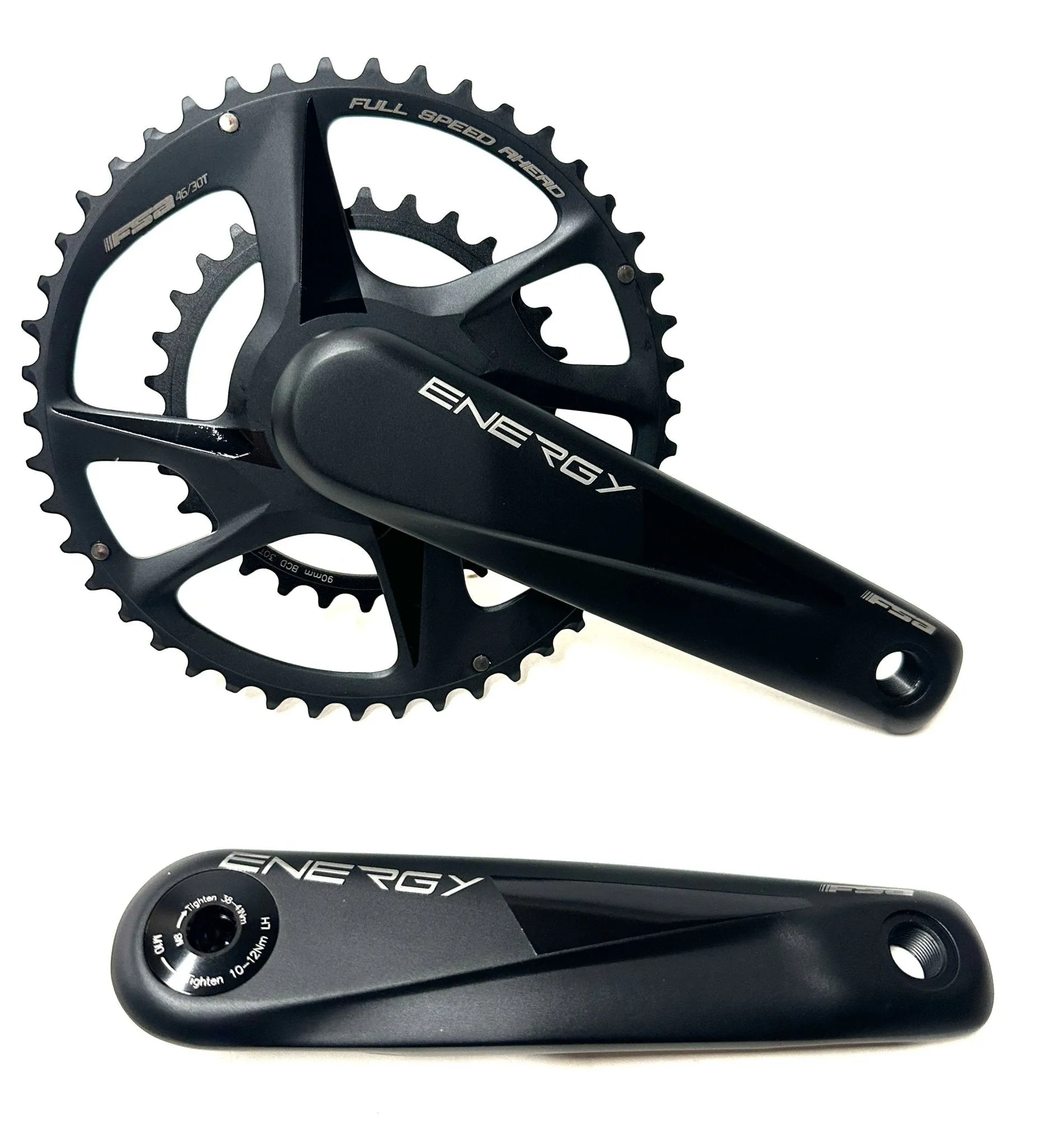 FSA Energy Modular Road Gravel Crankset 172.5mm 386EVO 11/12-Speed, 46/30t,  New