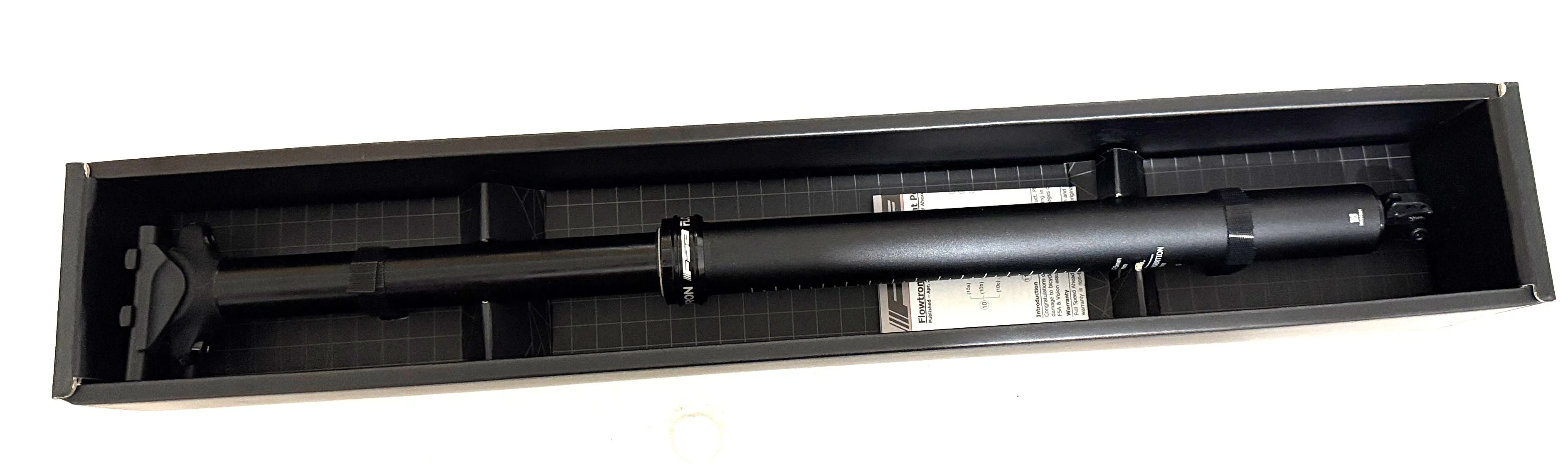 FSA FLOWTRON MTB DROPPER SEATPOST 31.6mm 125mm Travel Flat Bar Remote New in Box