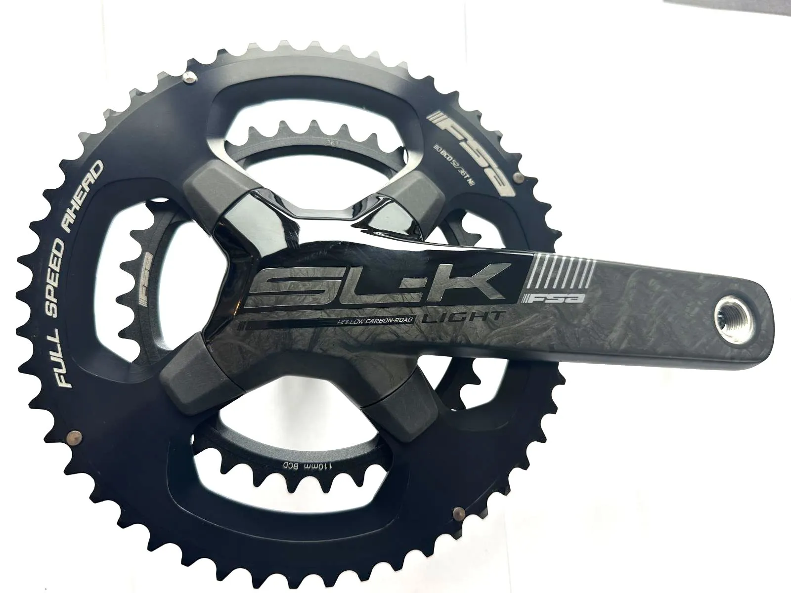 FSA SL-K 386 Carbon Crankset 11, Spindle: 30mm, BCD: 110, 36/52, 30mm, 170mm NEW