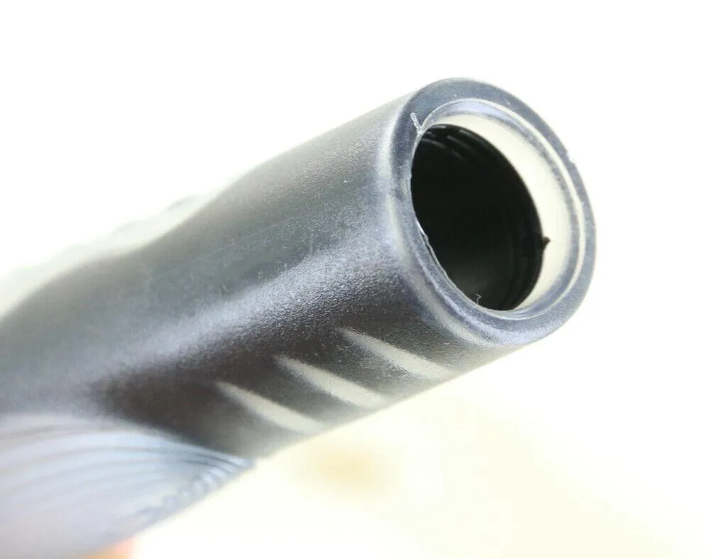 Handlebar Grips Bar Mountain Cross Bike Bicycle Black and Clear 120mm NEW