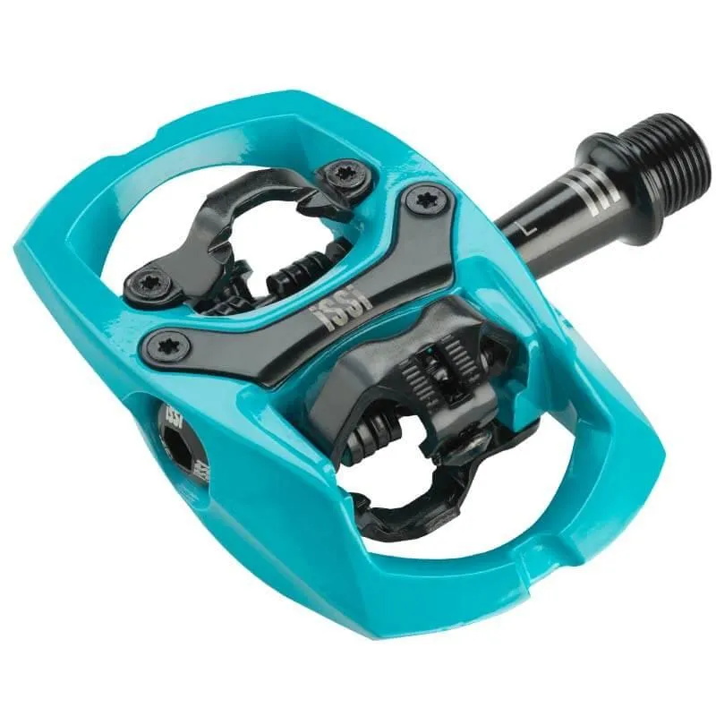 iSSi Trail III Clipless MTB Pedals (Sky Blue)