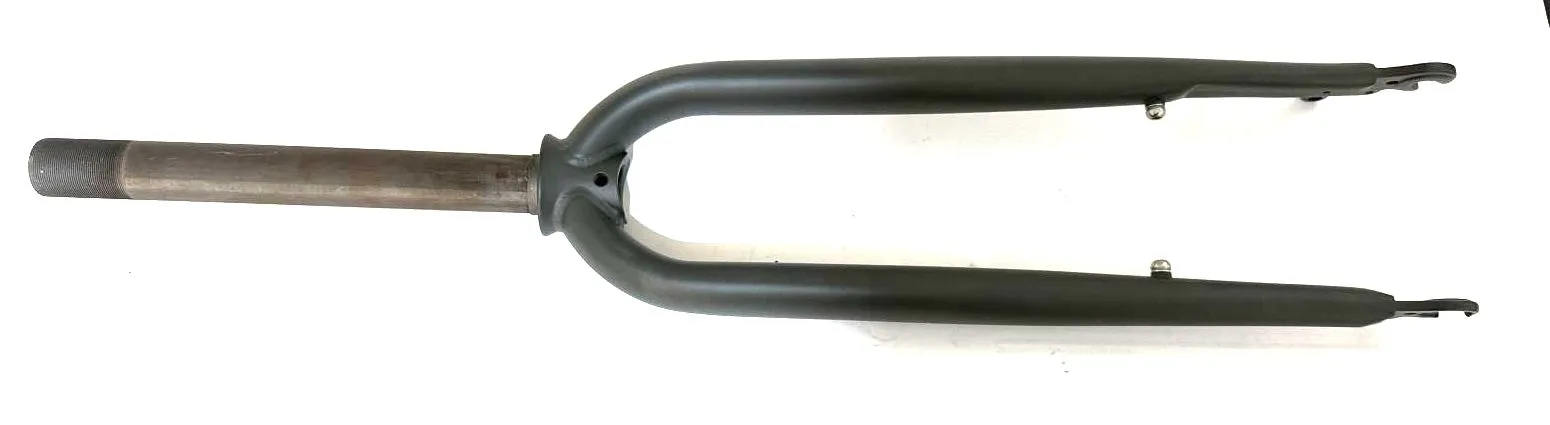 Izip Simi 1 1/8" 26" Threaded Steel Bike Fork 100mm QR Disc Axle-Crown 410mm NEW