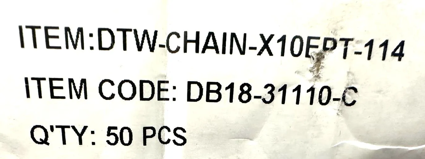 Lot of 2 KMC X10 EPT 10-Speed 114 L Anti-Rust Bike Chain fits SRAM Shimano