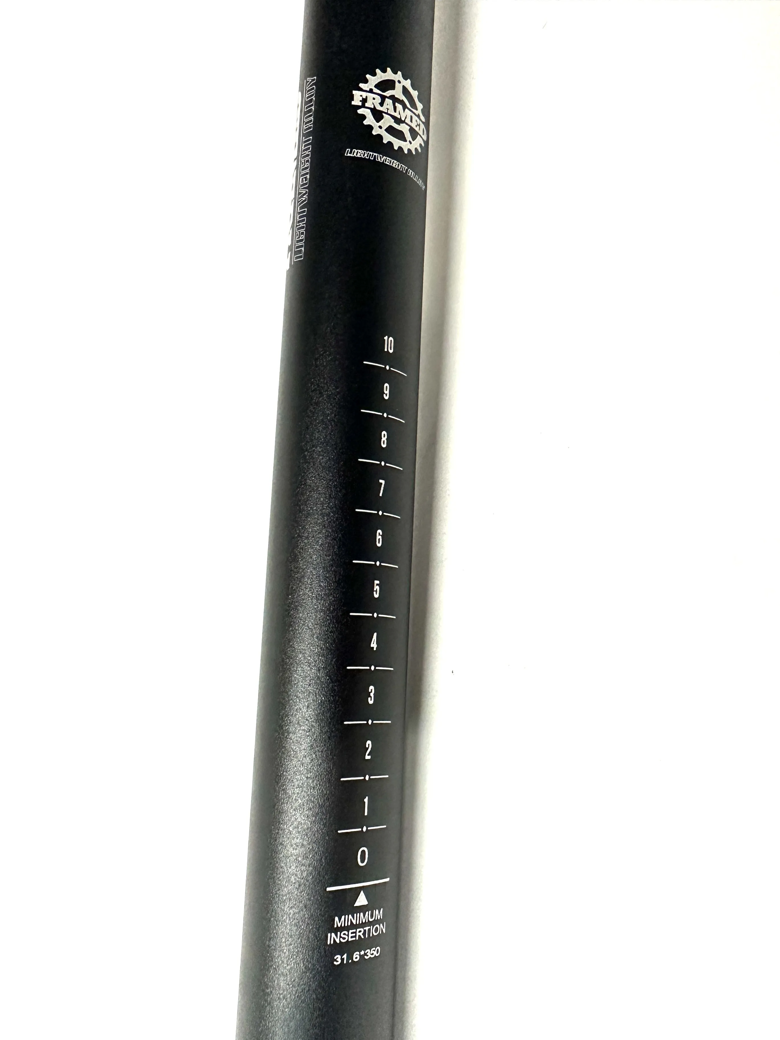 Lot of 3 FRAMED Light Alloy MTB Road Bike Seatpost 31.6mm X 350mm Black NEW