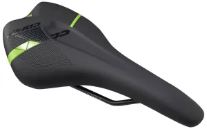 Merida Comp CC Saddle (Black Matt/Glossy Green)