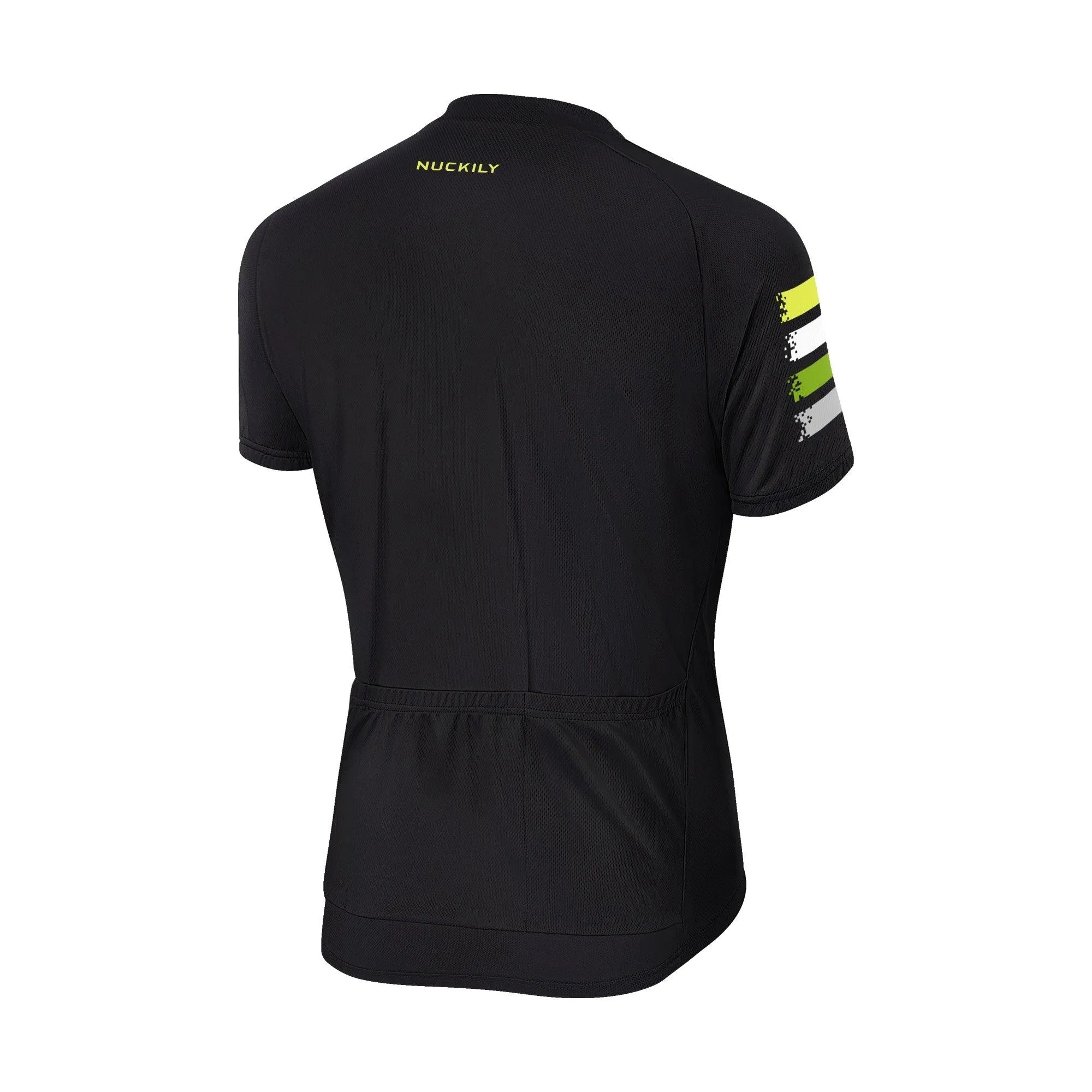 Nuckily MA033 Men's Cycling Jersey (Black)