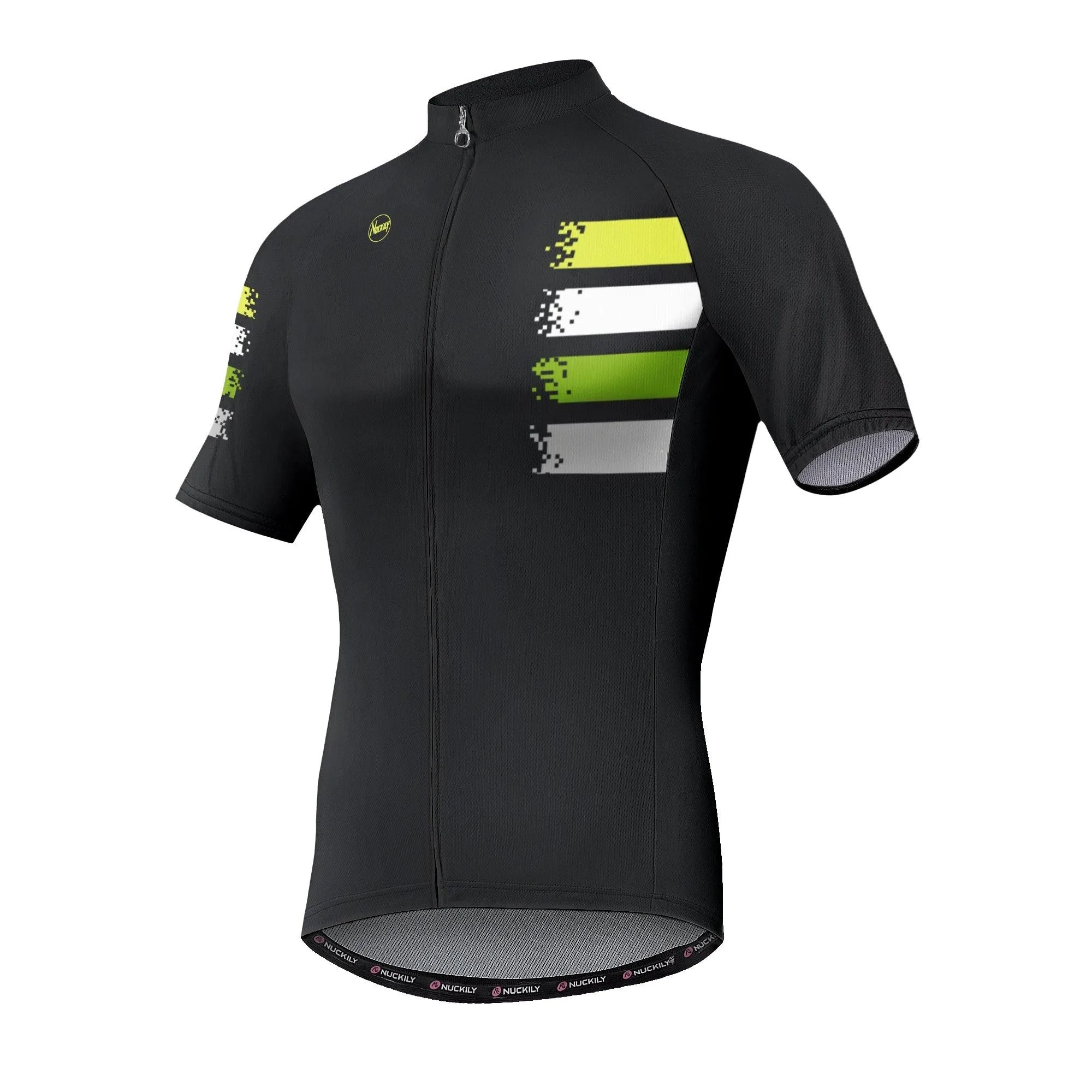 Nuckily MA033 Men's Cycling Jersey (Black)