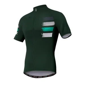 Nuckily MA033 Men's Cycling Jersey (Dark Green)
