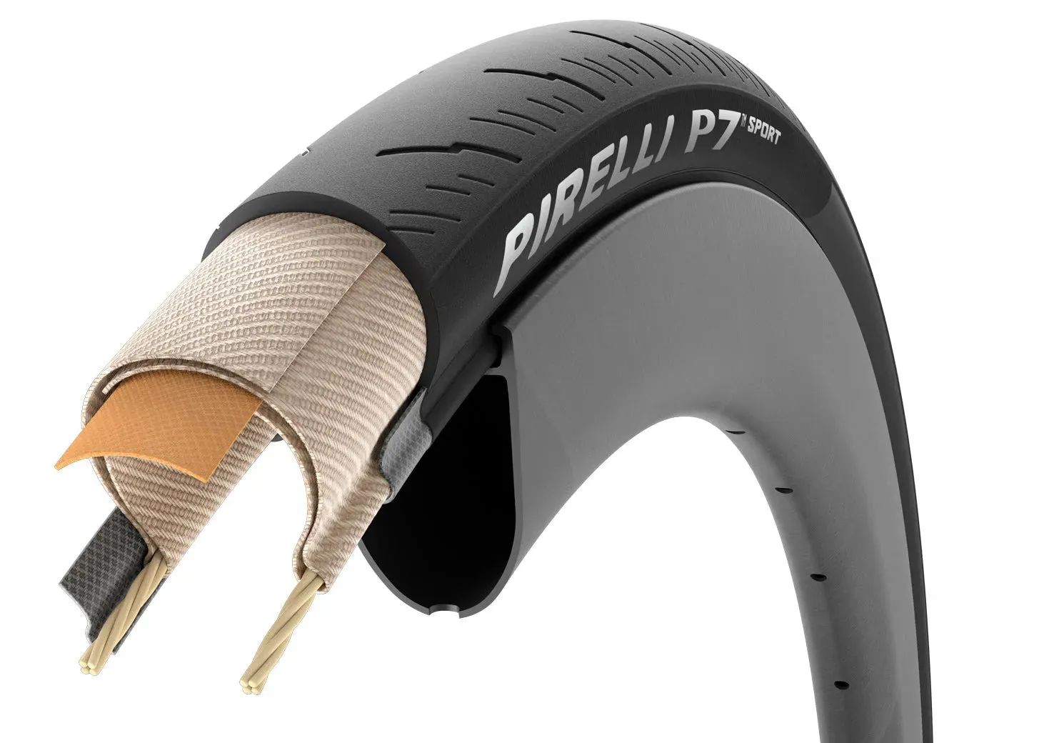 Pirelli P7 Sport 700c Folding Tire (Black)