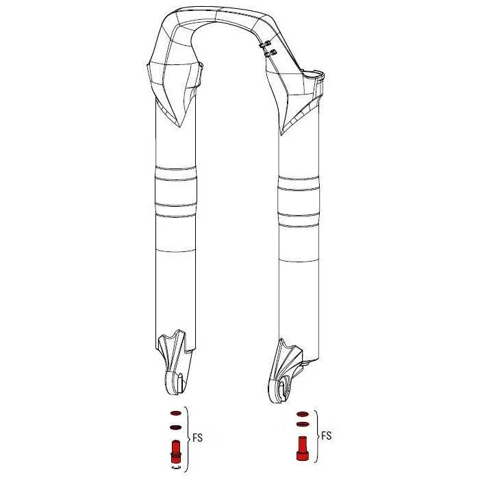 Rock Shox Spare For Fork Service Kit