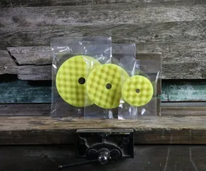 RUPES Yellow Rotary Waffle Pad - Fine