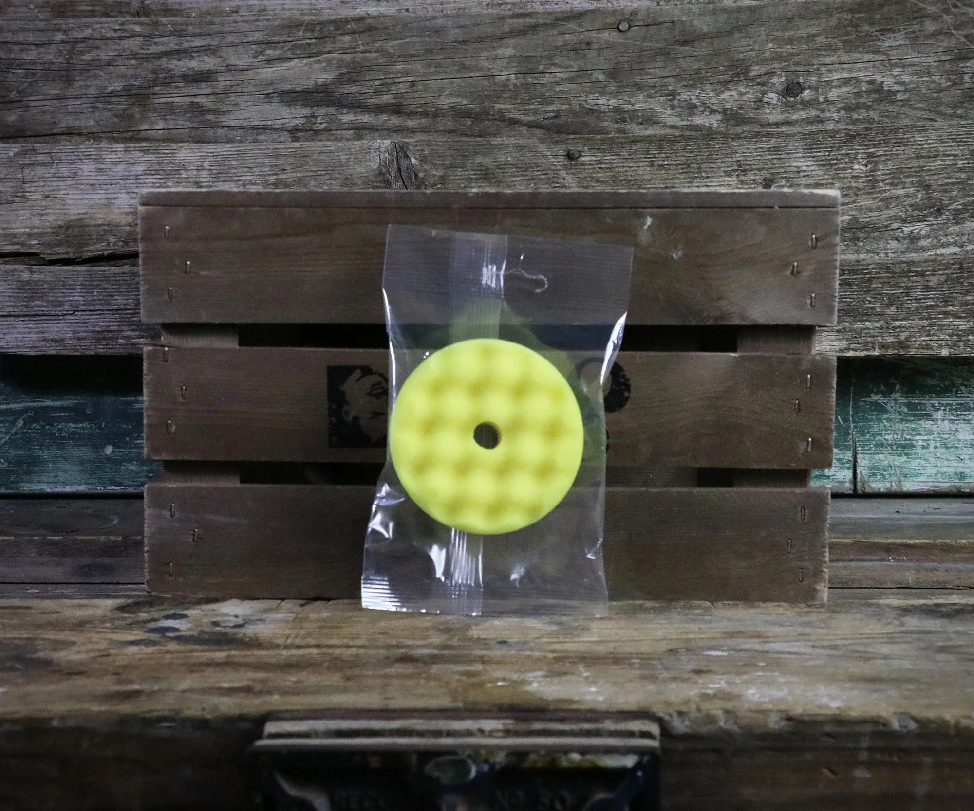 RUPES Yellow Rotary Waffle Pad - Fine