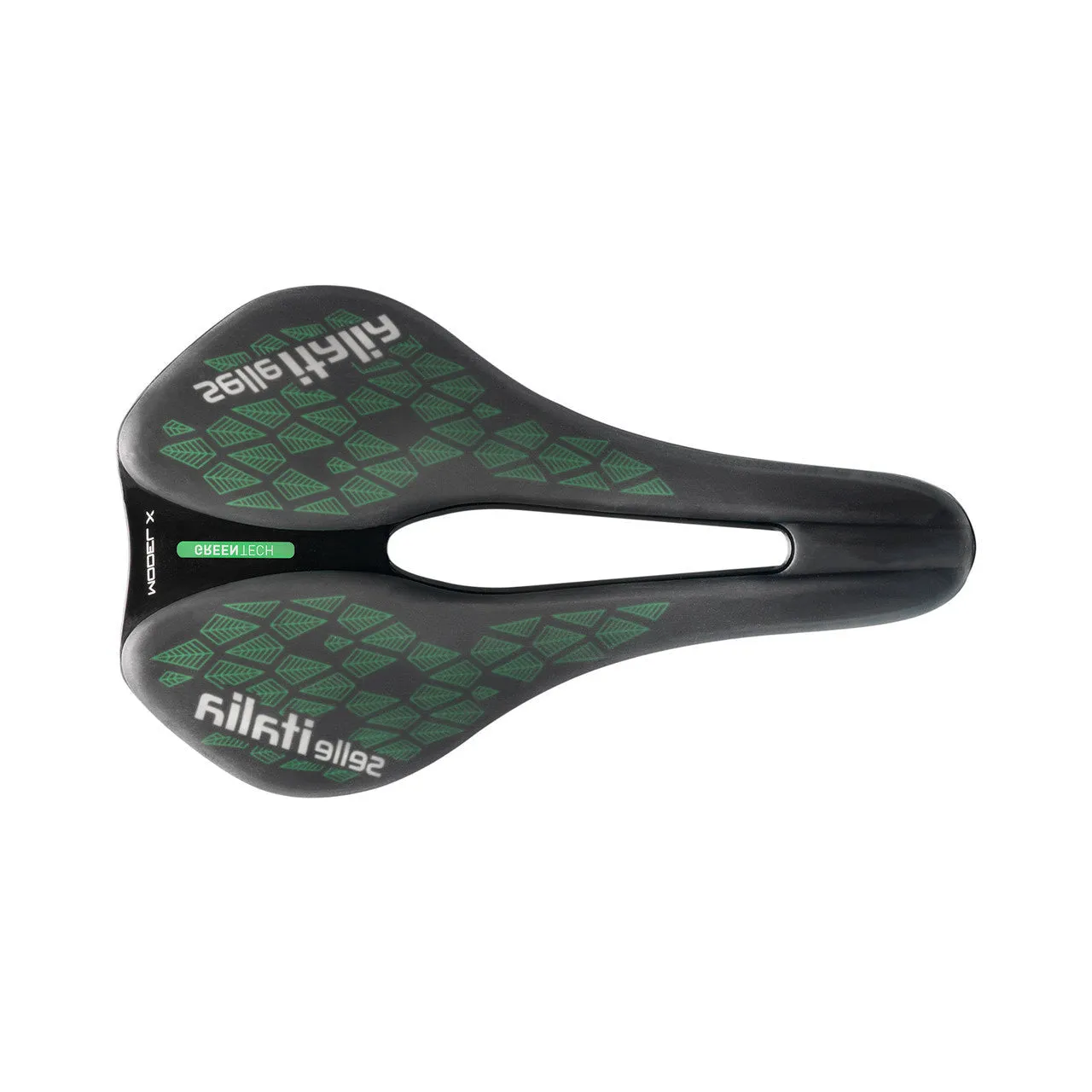 Selle Italia Model X Leaf Saddle (Black/Green)