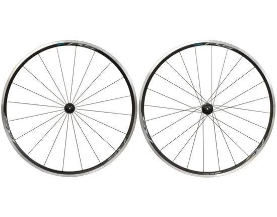 Shimano Tiagra RS100 Aluminium Road Rim Brake Wheel - Shimano/Sram (Black)