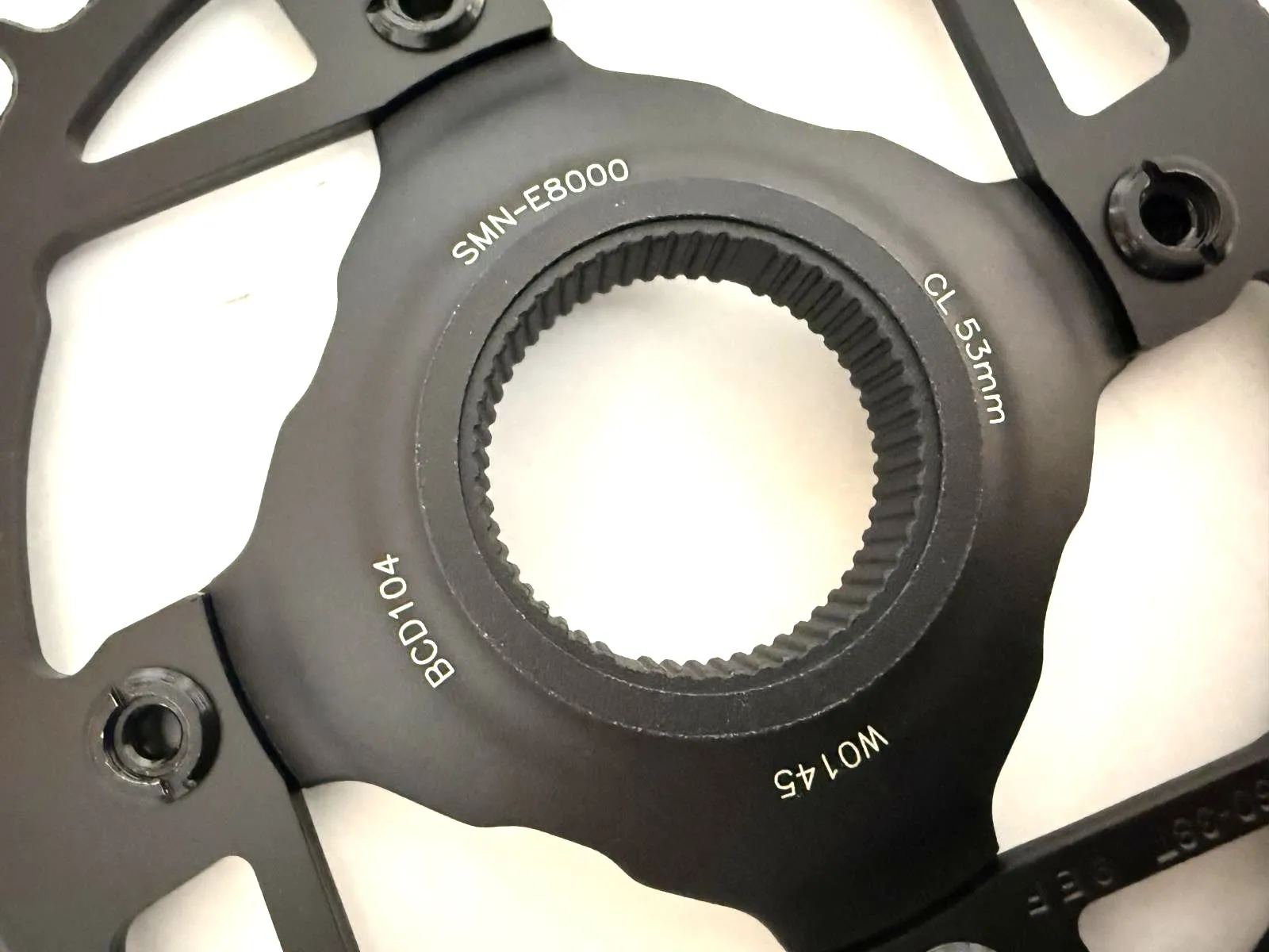 SMN E8000 Boost E-bike Chainring Spider 104BCD 38 tooth CL 53mm W0145 / WB460