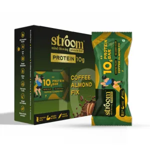 Stroom Coffee Almond Fix 10g Protein Bar