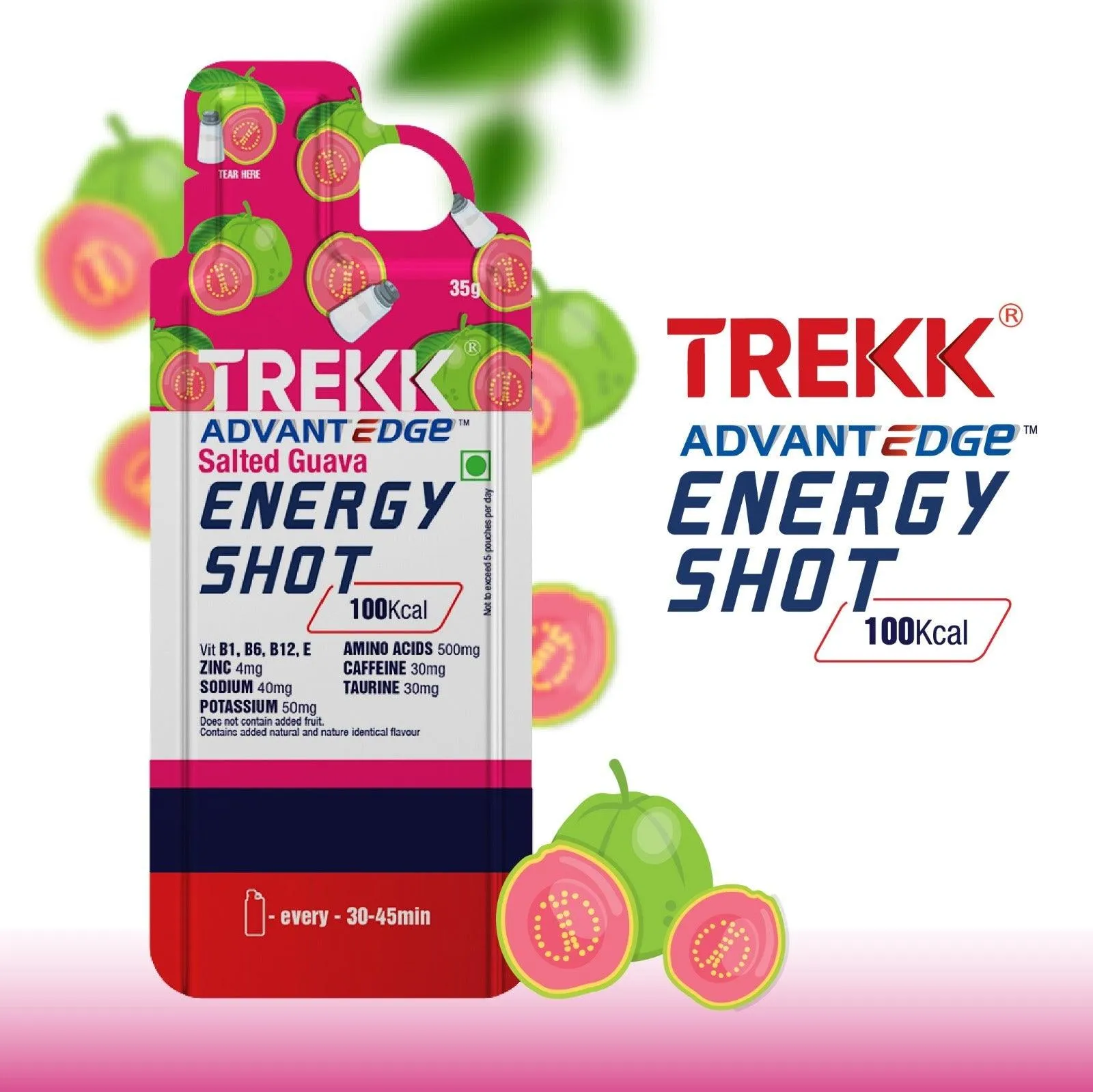 TREKK AdvantEdge Energy Gel (Salted Guava)