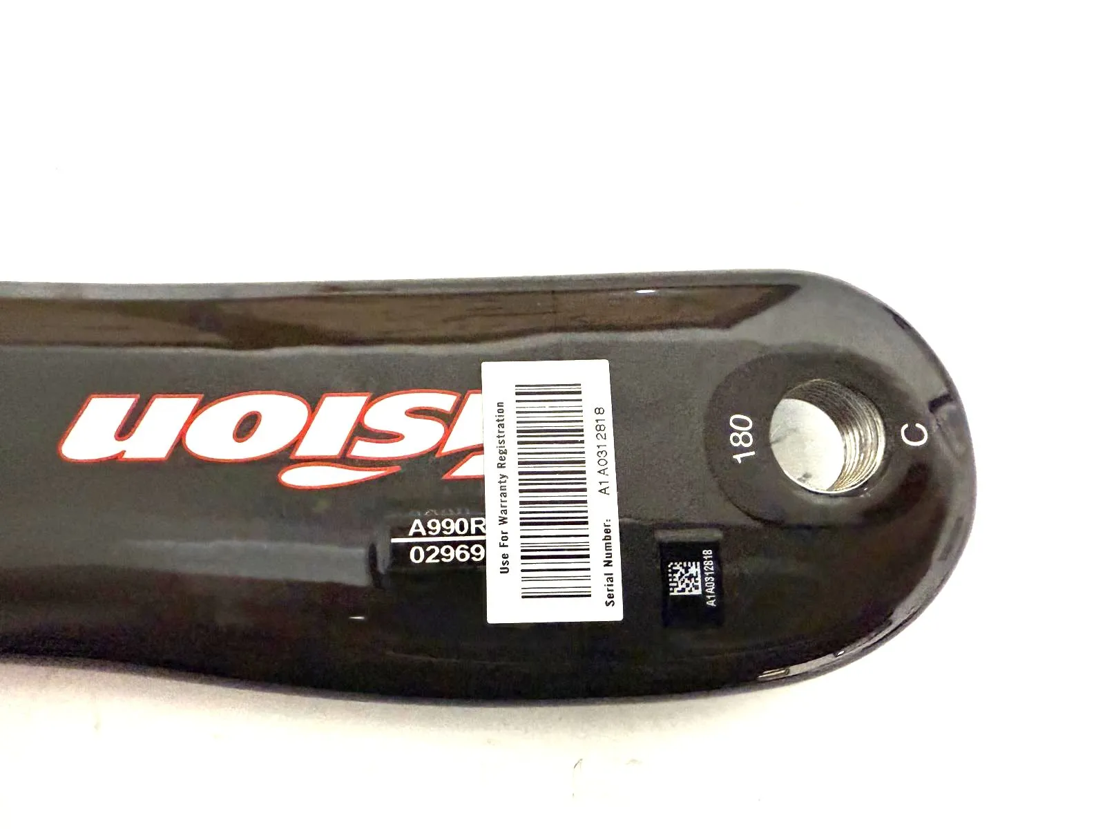 Vision FSA TRIMAX Carbon BB30 Right 180mm Double Carbon Crankarm Crank Arm NOS